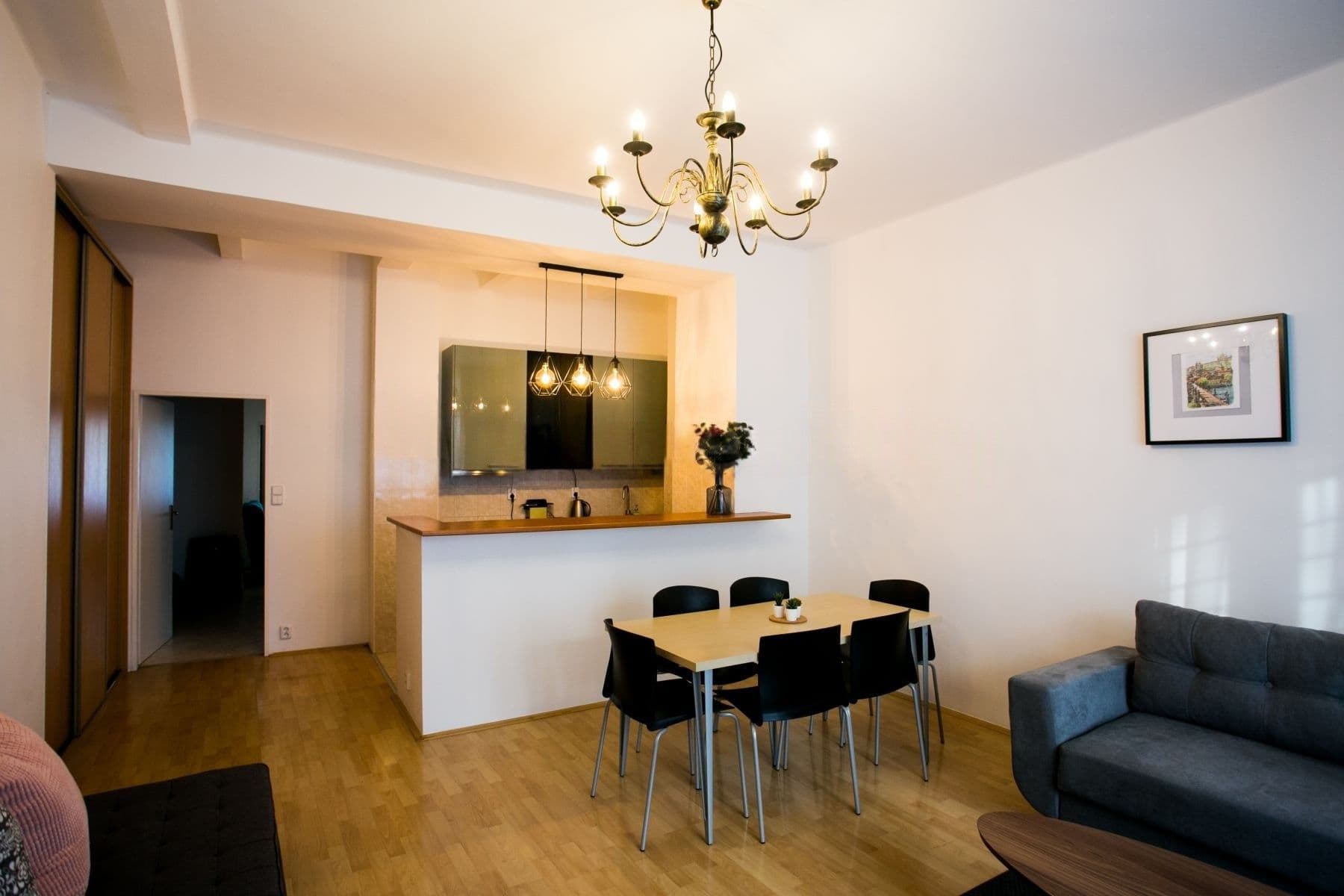 1 bedroom with open-plan kitchen flat to rent, 68 m², Peckova, Prague, Prague 1 bedroom with open-plan kitchen flat to rent, 68 m², Peckova, Prague, Prague