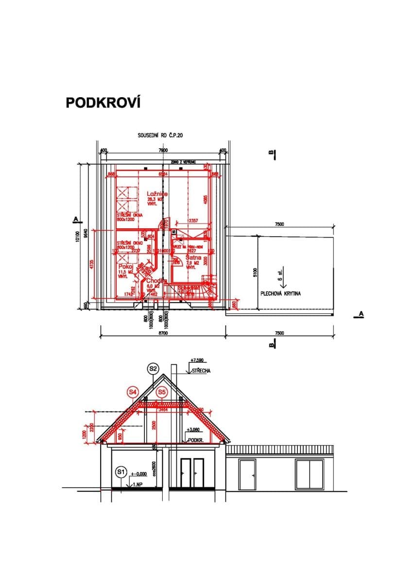 house to rent, 117 m², Soběkury, Plzeňský Region house to rent, 117 m², Soběkury, Plzeňský Region