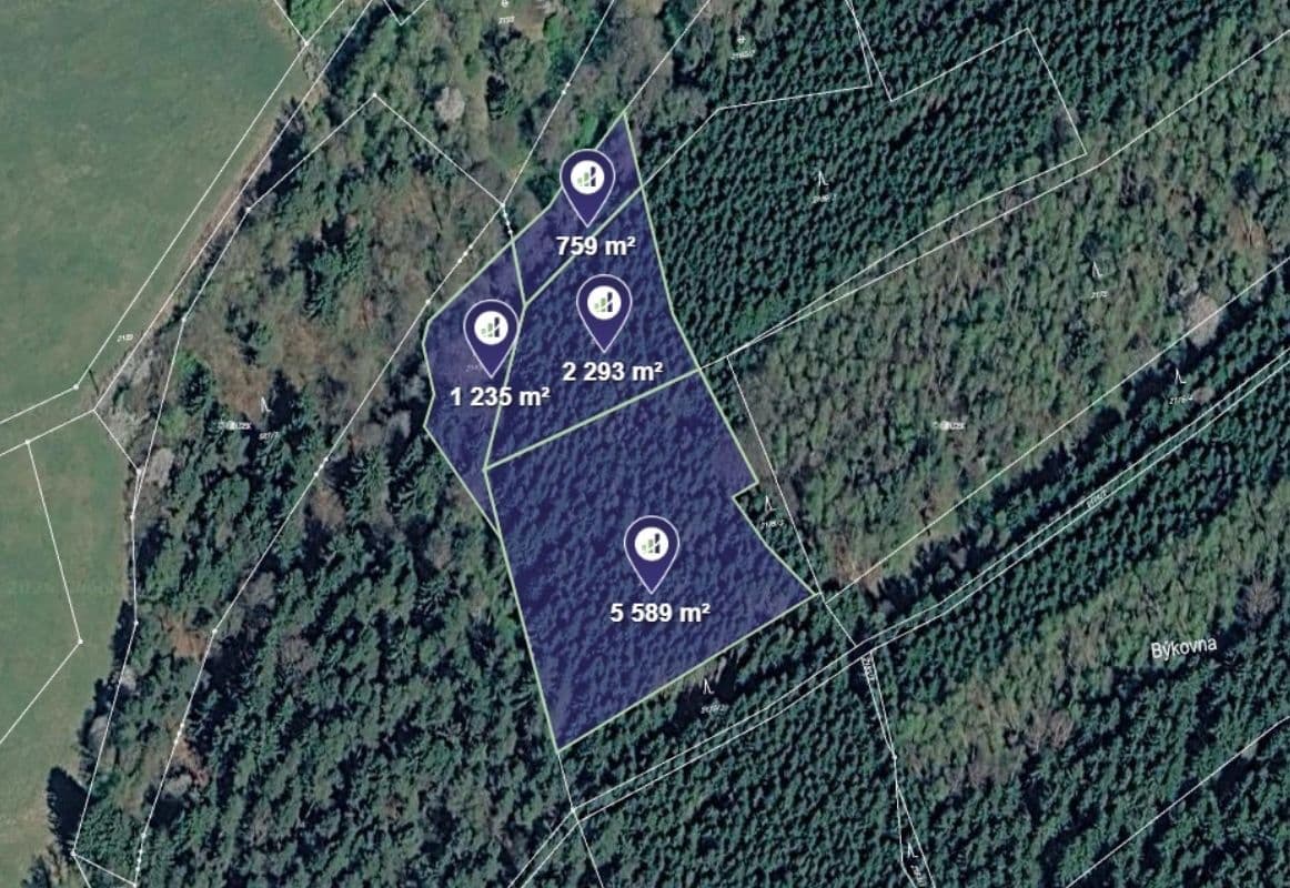 plot for sale, 3,292 m², Větřní, Jihočeský Region plot for sale, 3,292 m², Větřní, Jihočeský Region