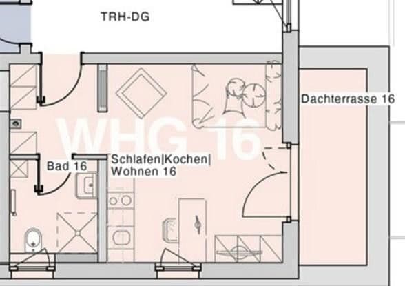 1 bedroom flat to rent, 30 m², Cappeler Str. 34, Marburg, Hesse 1 bedroom flat to rent, 30 m², Cappeler Str. 34, Marburg, Hesse