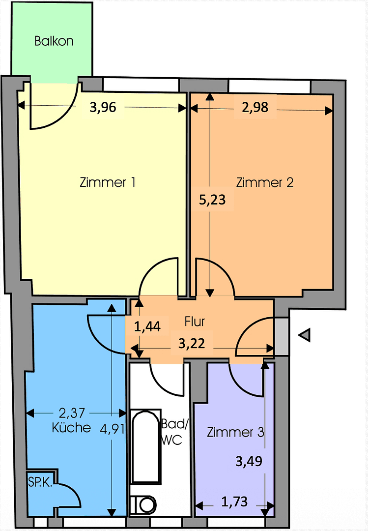 1 bedroom with open-plan kitchen flat for sale, 61 m², Berlin, Berlin 1 bedroom with open-plan kitchen flat for sale, 61 m², Berlin, Berlin