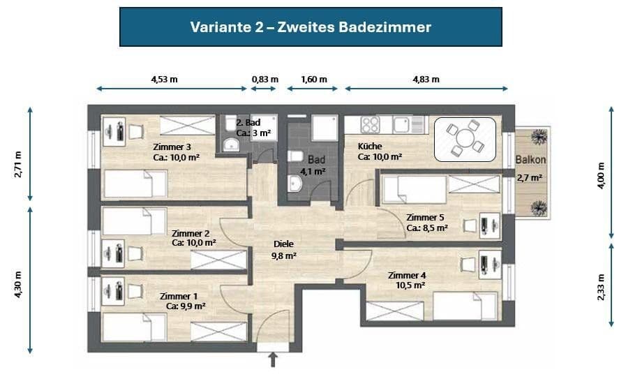 flat to rent, 10 m², Dachauerstr. 105, München, Bavaria flat to rent, 10 m², Dachauerstr. 105, München, Bavaria