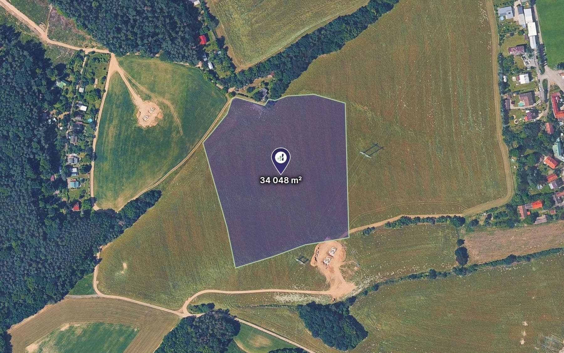 plot for sale, 34,048 m², Bojanovice, Středočeský Region plot for sale, 34,048 m², Bojanovice, Středočeský Region