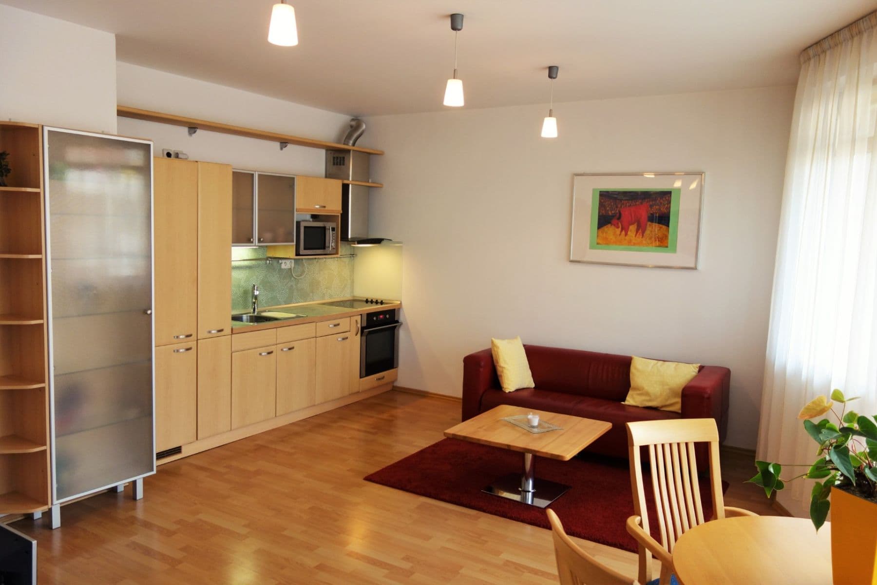 1 bedroom with open-plan kitchen flat to rent, 52 m², Naskové, Prague, Prague 1 bedroom with open-plan kitchen flat to rent, 52 m², Naskové, Prague, Prague