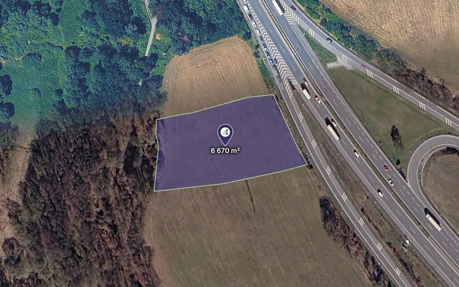 plot for sale, 6,670 m², Mirošovice, Středočeský Region plot for sale, 6,670 m², Mirošovice, Středočeský Region