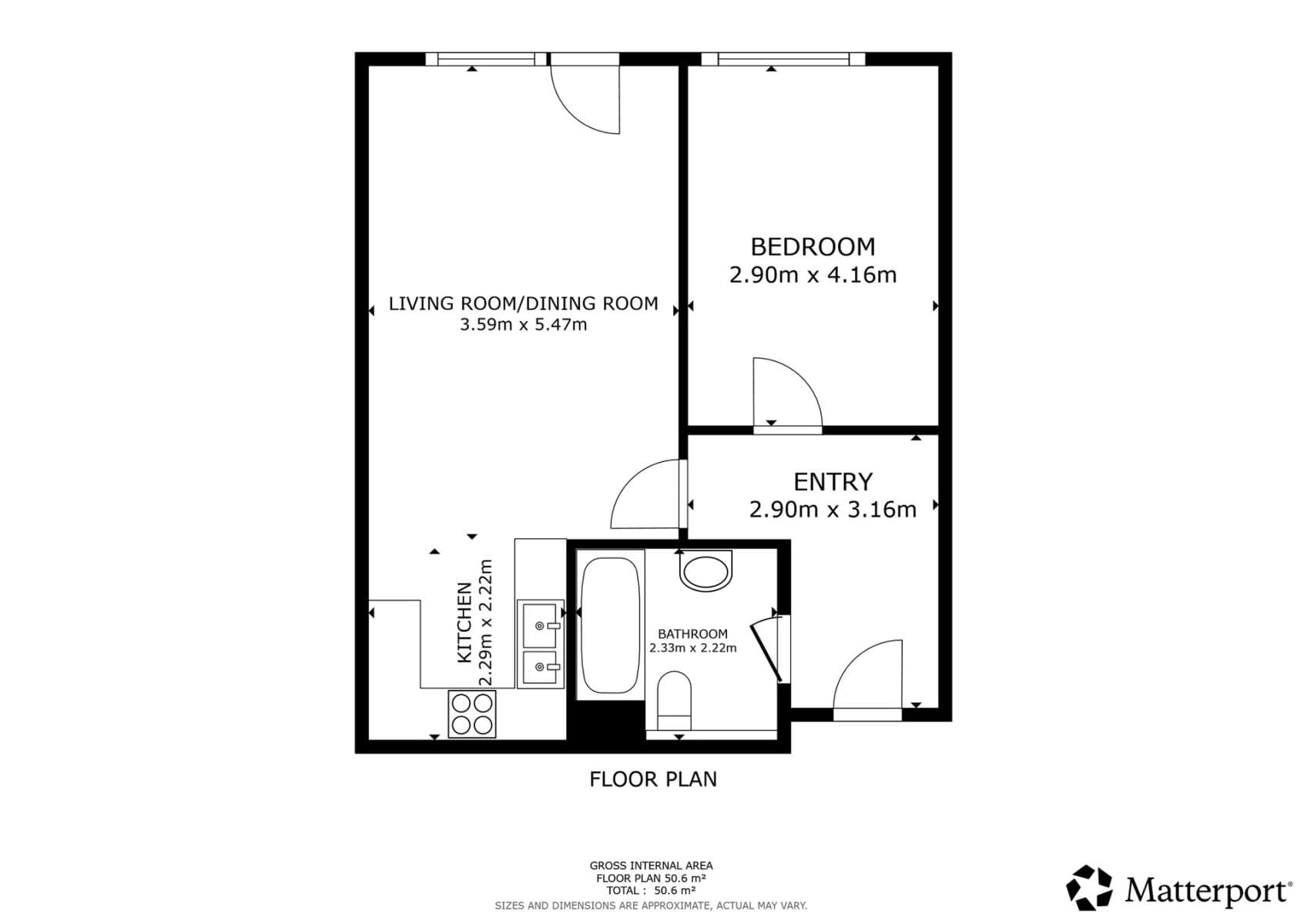 1 bedroom with open-plan kitchen flat to rent, 52 m², Argentinská, Prague, Prague 1 bedroom with open-plan kitchen flat to rent, 52 m², Argentinská, Prague, Prague