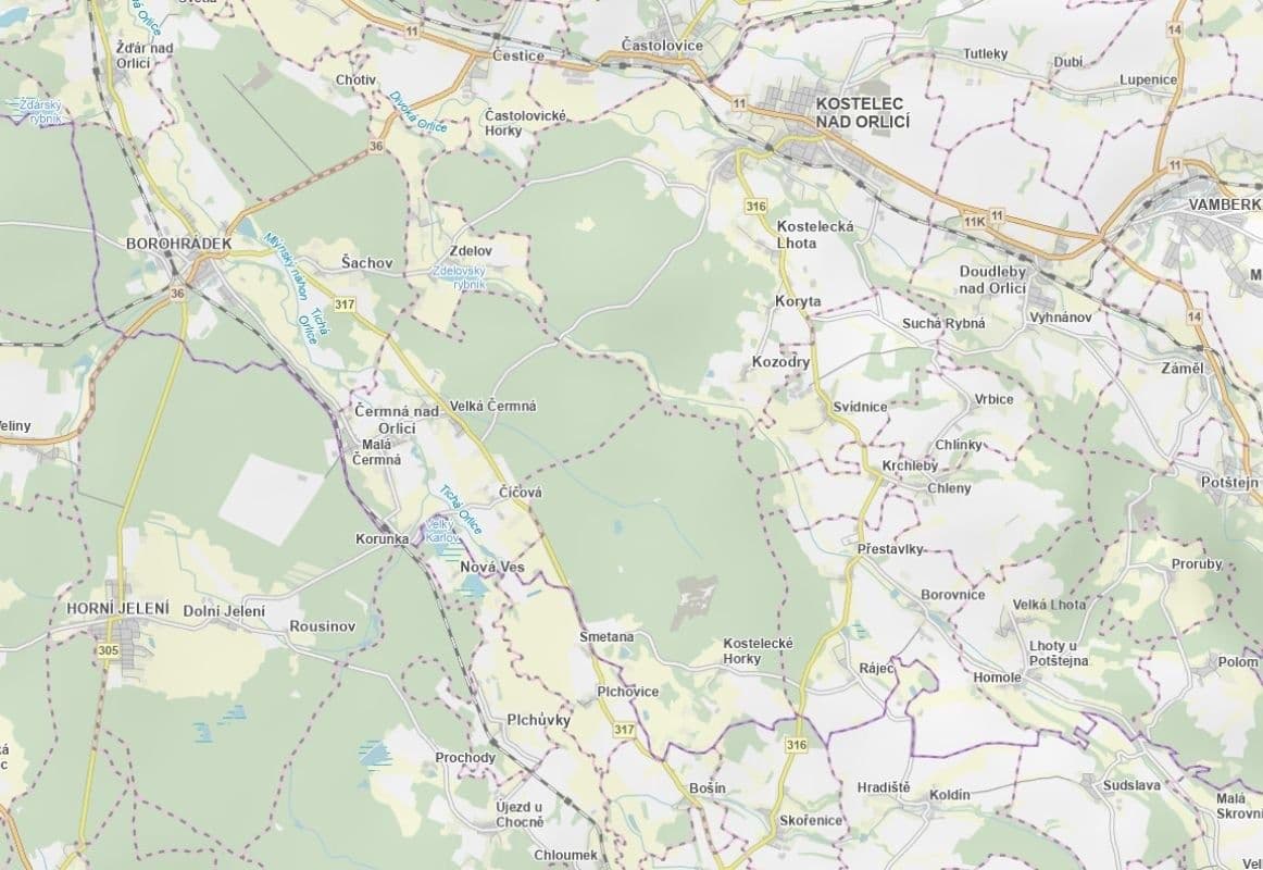 plot for sale, 5,119 m², Plchovice, Pardubický Region plot for sale, 5,119 m², Plchovice, Pardubický Region