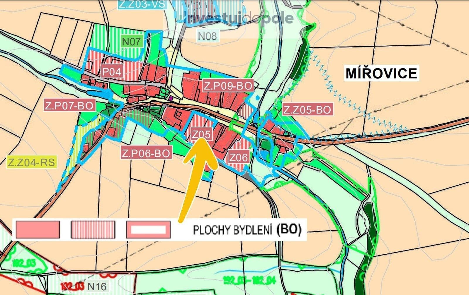 plot for sale, 370 m², Ves Touškov, Plzeňský Region plot for sale, 370 m², Ves Touškov, Plzeňský Region