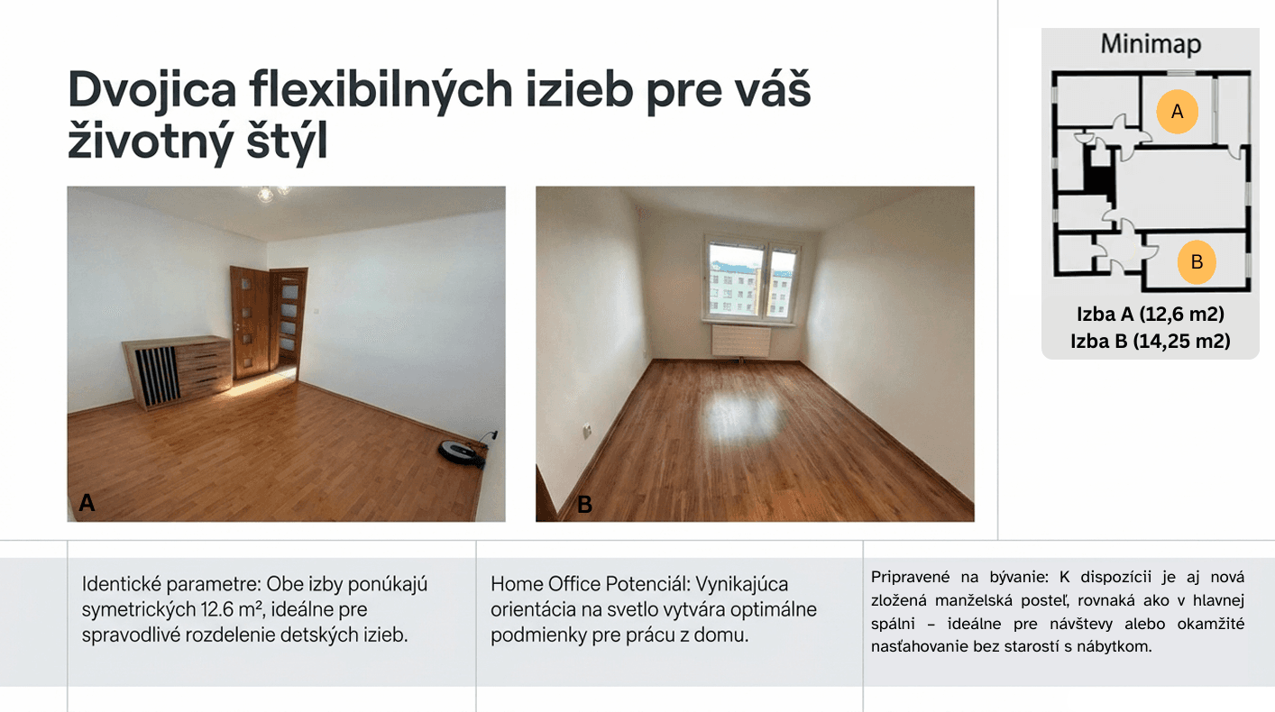 4 bedroom flat for sale, 85 m², J. Alexyho, Martin, Žilinský Region 4 bedroom flat for sale, 85 m², J. Alexyho, Martin, Žilinský Region