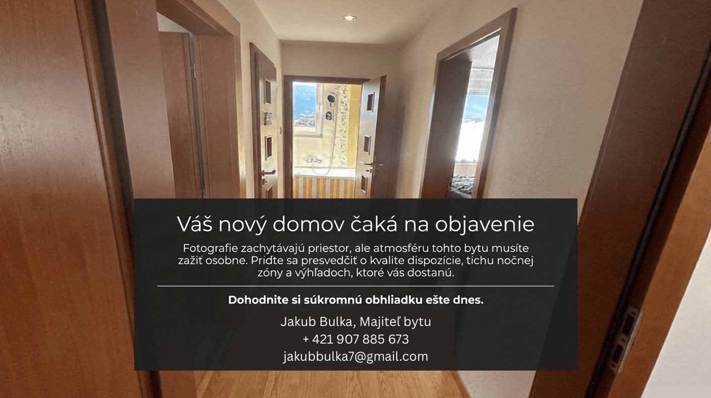 4 bedroom flat for sale, 85 m², J. Alexyho, Martin, Žilinský Region 4 bedroom flat for sale, 85 m², J. Alexyho, Martin, Žilinský Region