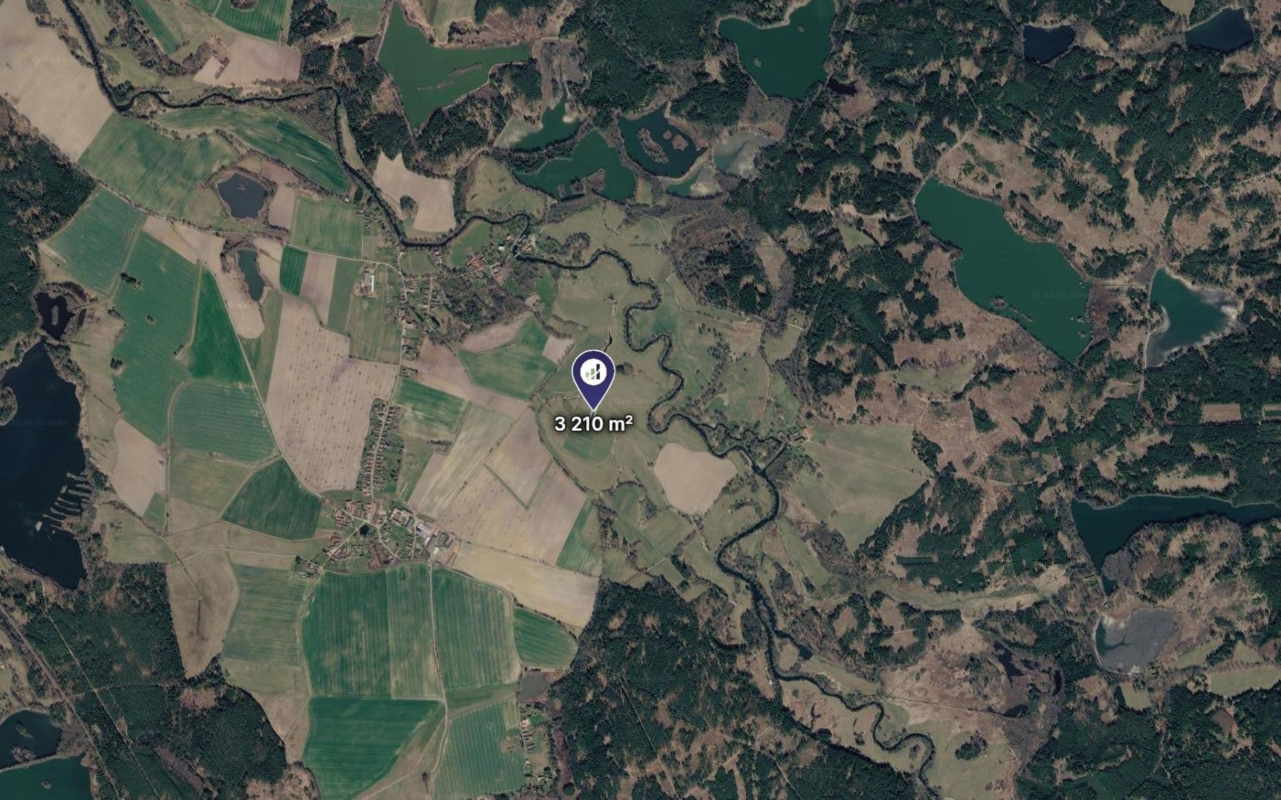 plot for sale, 3,210 m², Val, Jihočeský Region plot for sale, 3,210 m², Val, Jihočeský Region