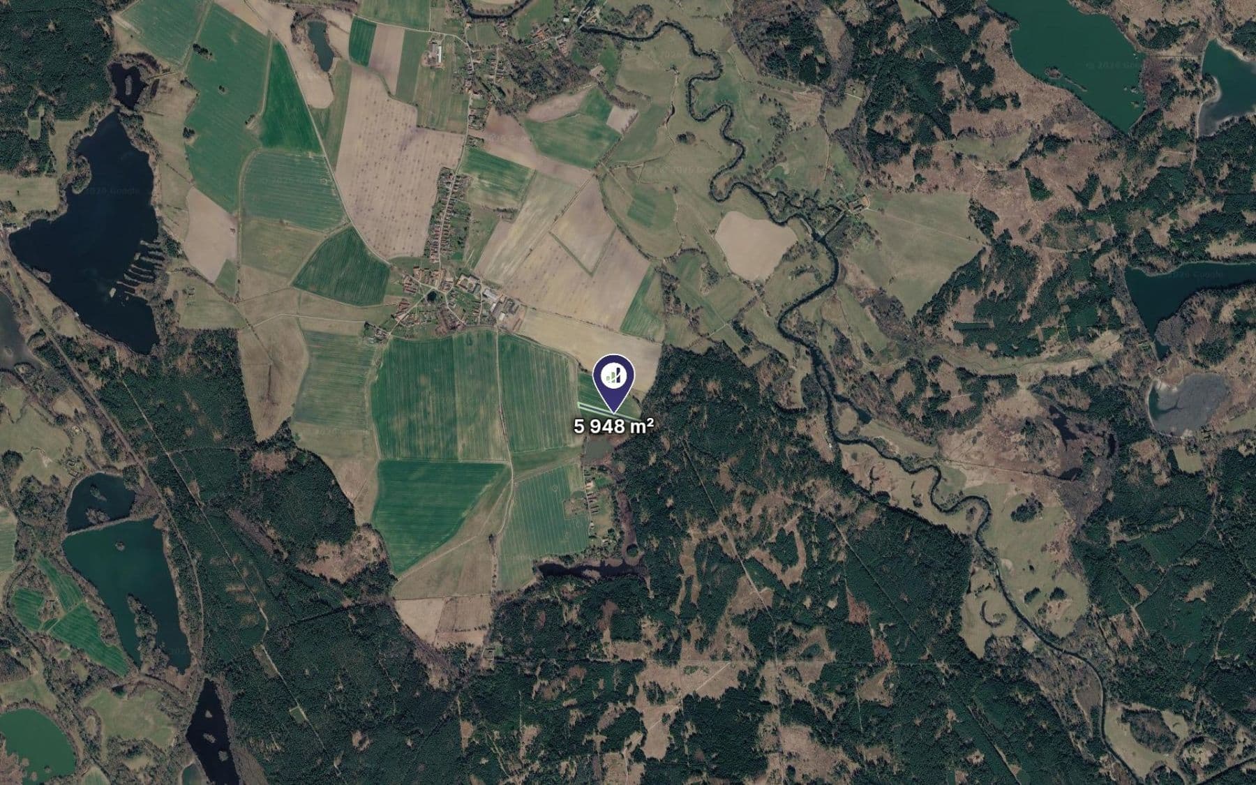 plot for sale, 5,948 m², Val, Jihočeský Region plot for sale, 5,948 m², Val, Jihočeský Region