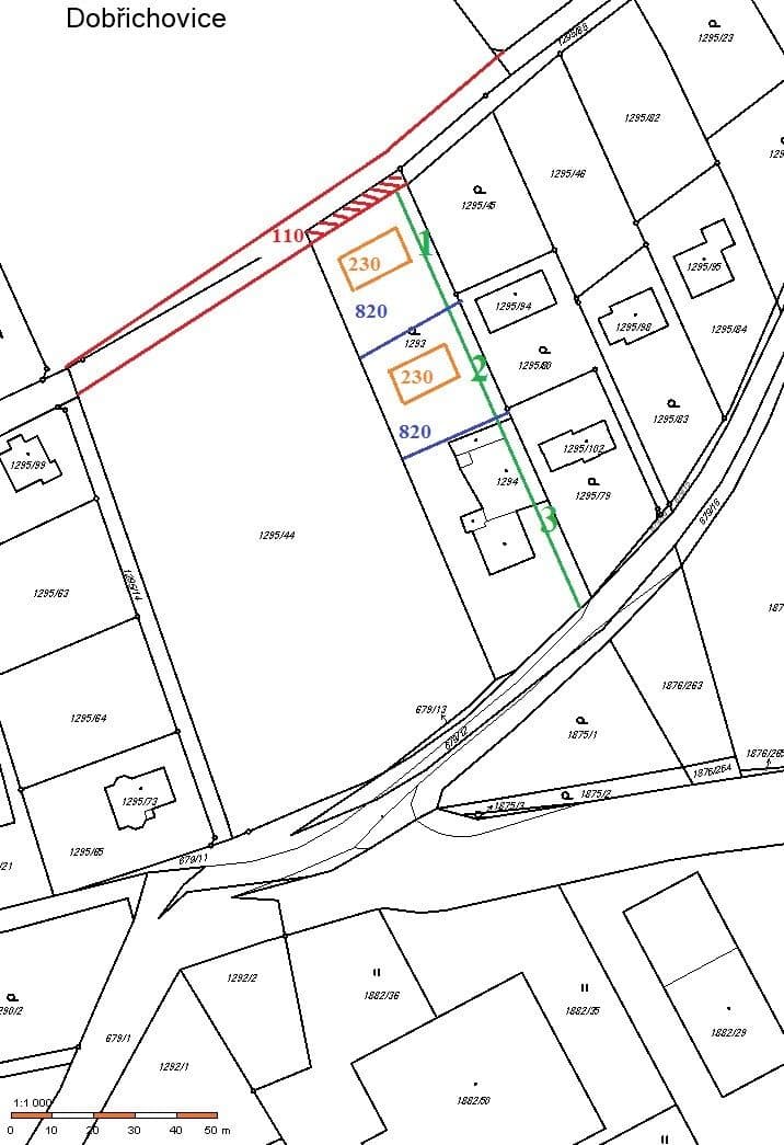 plot for sale, 1,750 m², Dobřichovice, Středočeský Region plot for sale, 1,750 m², Dobřichovice, Středočeský Region