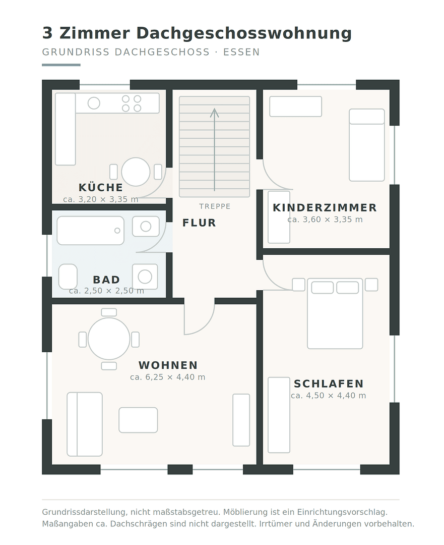 3 bedroom flat to rent, 70 m², Helmholtzplatz 5, Essen, North Rhine-Westphalia 3 bedroom flat to rent, 70 m², Helmholtzplatz 5, Essen, North Rhine-Westphalia