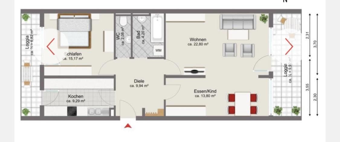 3 bedroom flat for sale, 87 m², Wilhelm-Hauff-Str.31, Augsburg, Bavaria 3 bedroom flat for sale, 87 m², Wilhelm-Hauff-Str.31, Augsburg, Bavaria