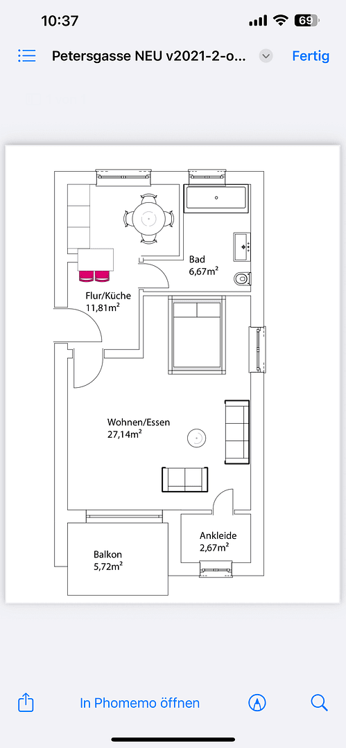 Studio flat for sale, 52 m², Straubing, Bavaria Studio flat for sale, 52 m², Straubing, Bavaria
