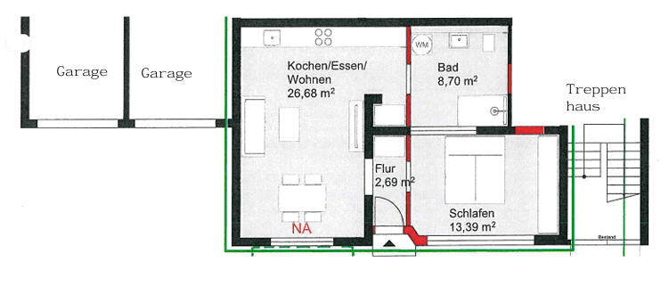 2 bedroom flat to rent, 52 m², Bretten, Baden-Württemberg 2 bedroom flat to rent, 52 m², Bretten, Baden-Württemberg