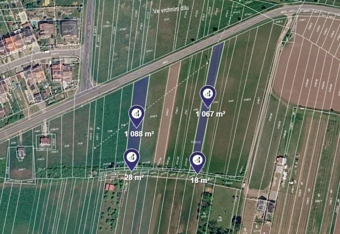 plot for sale, 1,101 m², Moravský Krumlov, Jihomoravský Region plot for sale, 1,101 m², Moravský Krumlov, Jihomoravský Region