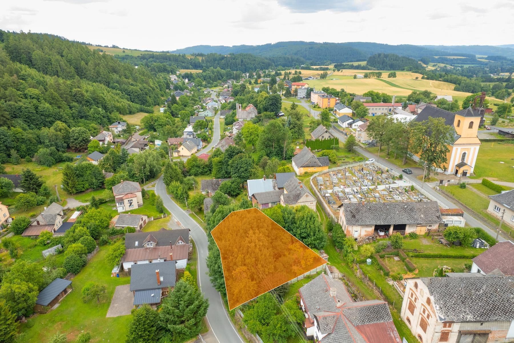 plot for sale, 743 m², Písařov, Olomoucký Region plot for sale, 743 m², Písařov, Olomoucký Region