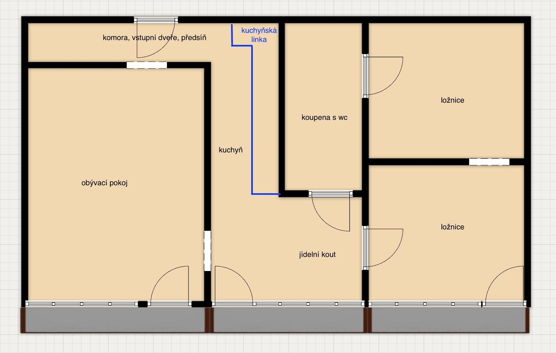 2 bedroom with open-plan kitchen flat to rent, 70 m², Hoření, Ústí nad Labem, Ústecký Region 2 bedroom with open-plan kitchen flat to rent, 70 m², Hoření, Ústí nad Labem, Ústecký Region