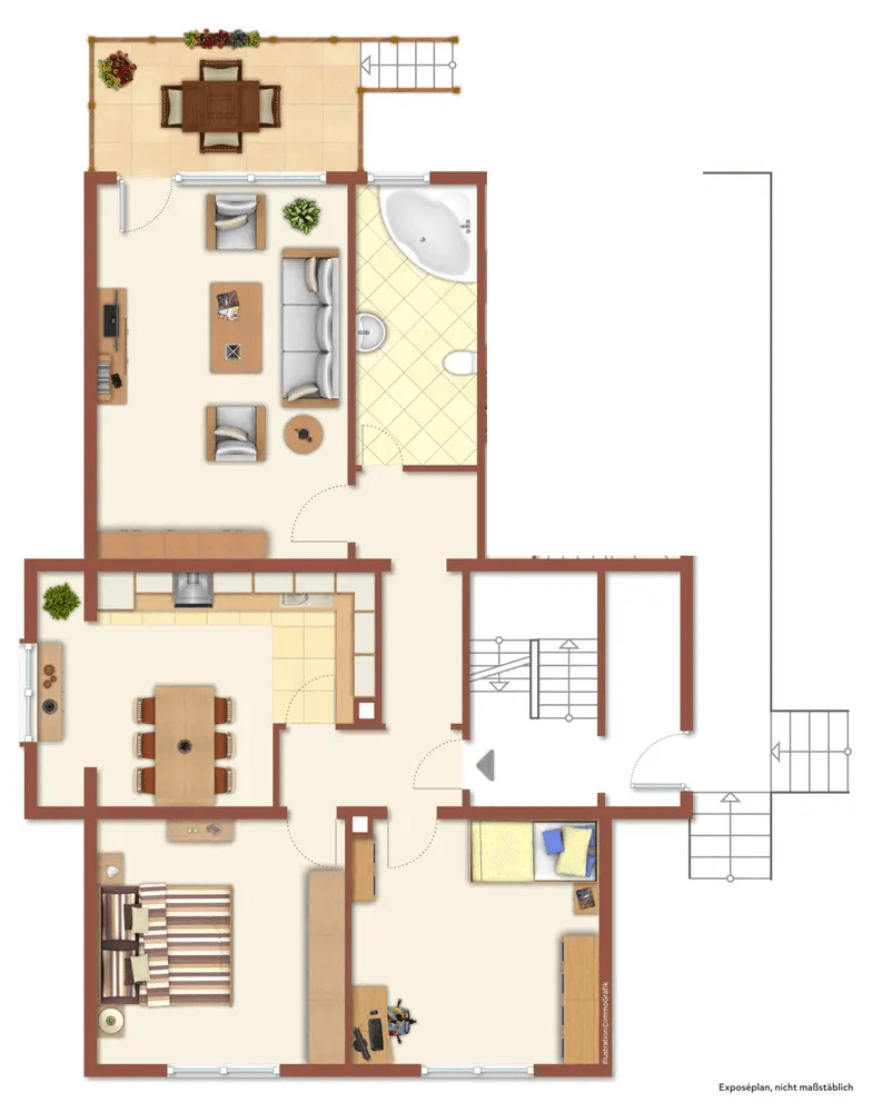 2 bedroom with open-plan kitchen flat to rent, 99 m², Waghäusel, Baden-Württemberg 2 bedroom with open-plan kitchen flat to rent, 99 m², Waghäusel, Baden-Württemberg
