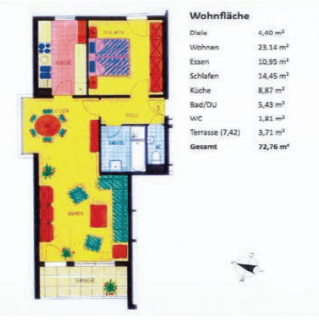 1 bedroom with open-plan kitchen flat to rent, 73 m², Lameystraße 26, Pforzheim, Baden-Württemberg 1 bedroom with open-plan kitchen flat to rent, 73 m², Lameystraße 26, Pforzheim, Baden-Württemberg