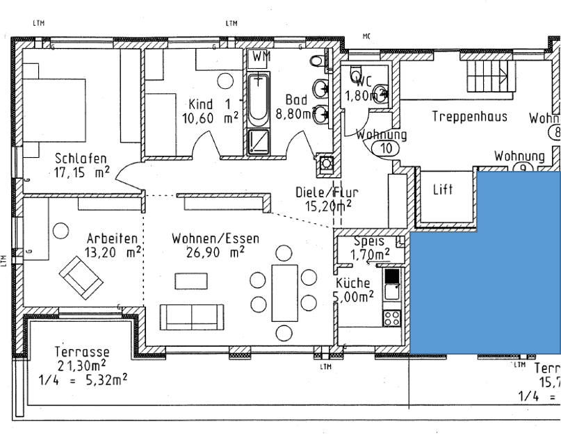 3 bedroom flat to rent, 106 m², Kratzauer Str. 2, Eichstätt, Bavaria 3 bedroom flat to rent, 106 m², Kratzauer Str. 2, Eichstätt, Bavaria