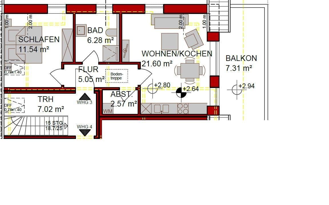 2 bedroom flat to rent, 55 m², Heideweg 7, Scheeßel, Lower Saxony 2 bedroom flat to rent, 55 m², Heideweg 7, Scheeßel, Lower Saxony
