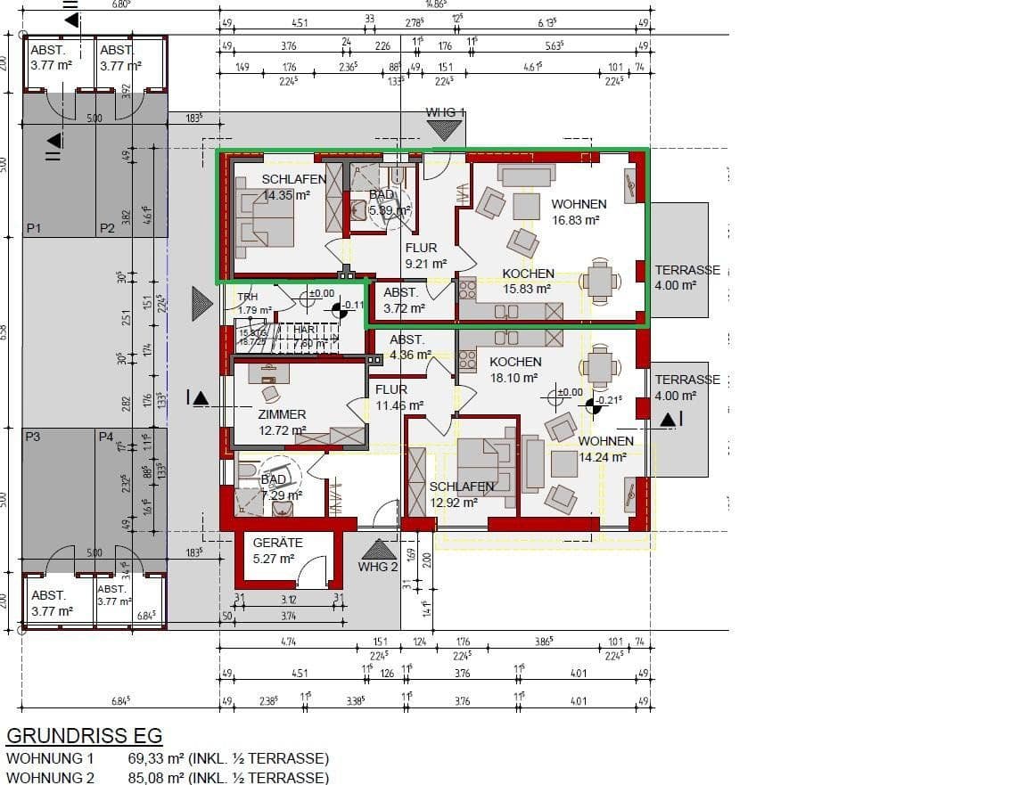 2 bedroom flat to rent, 70 m², Heideweg 7a, Scheeßel, Lower Saxony 2 bedroom flat to rent, 70 m², Heideweg 7a, Scheeßel, Lower Saxony