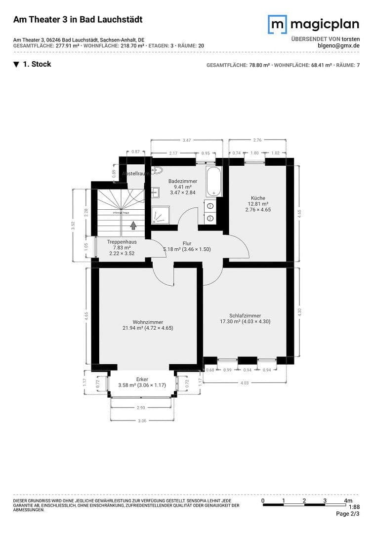 1 bedroom flat to rent, 71 m², Am Theater 3, Goethestadt Bad Lauchstädt, Saxony-Anhalt 1 bedroom flat to rent, 71 m², Am Theater 3, Goethestadt Bad Lauchstädt, Saxony-Anhalt