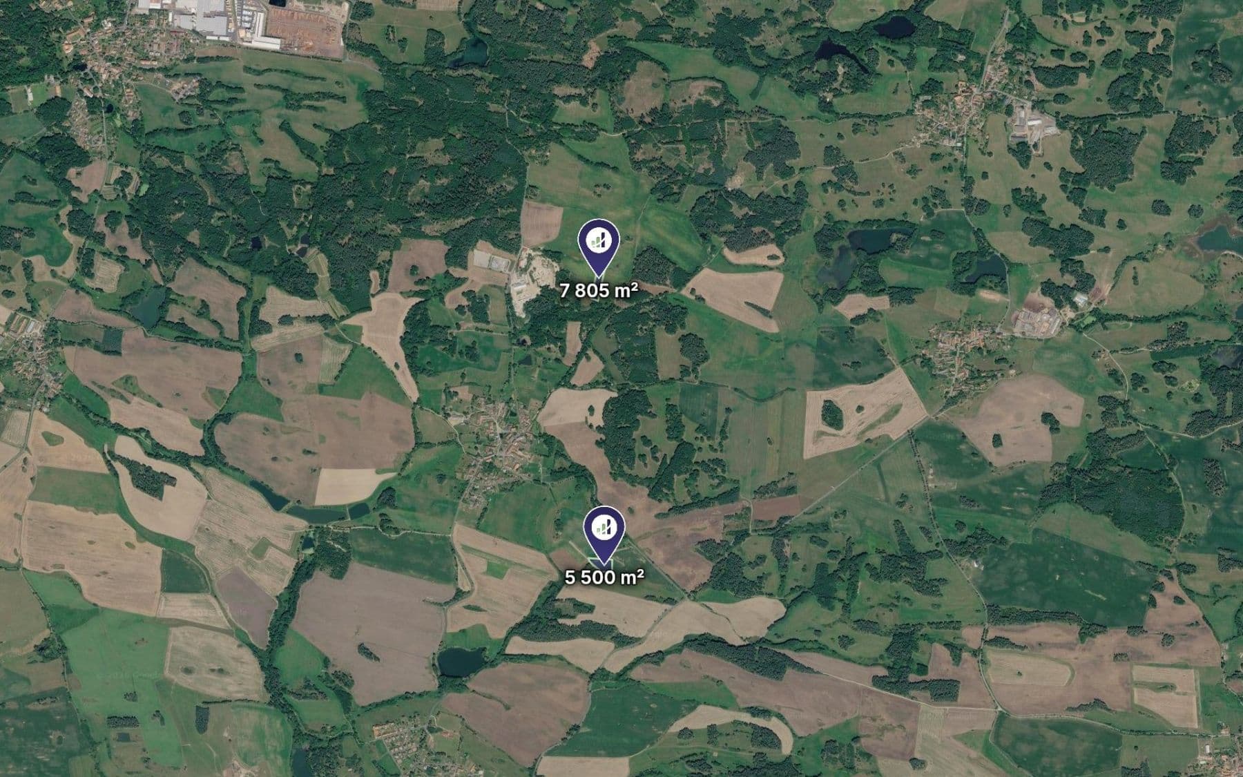 plot for sale, 13,305 m², Slatina, Plzeňský Region plot for sale, 13,305 m², Slatina, Plzeňský Region