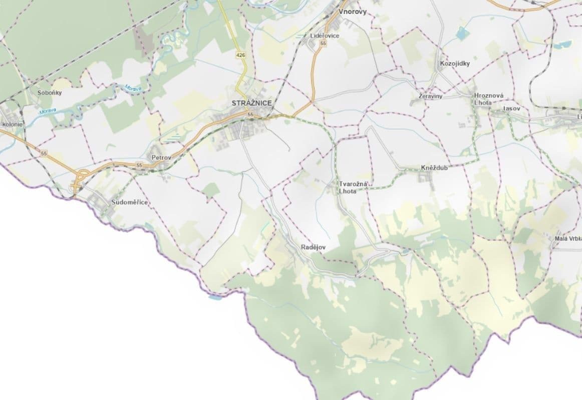 plot for sale, 1,111 m², Strážnice, Jihomoravský Region plot for sale, 1,111 m², Strážnice, Jihomoravský Region