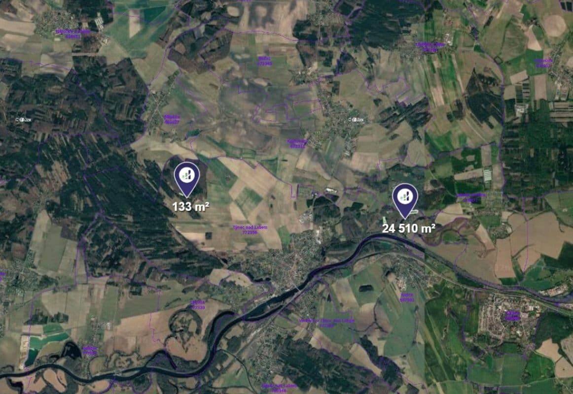 plot for sale, 23,017 m², Týnec nad Labem, Středočeský Region plot for sale, 23,017 m², Týnec nad Labem, Středočeský Region