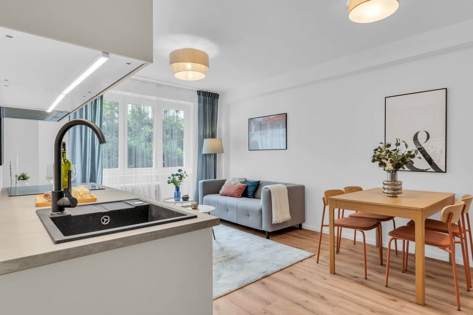 2 bedroom with open-plan kitchen flat for sale, 63 m², Oblouková, Prague, Prague 2 bedroom with open-plan kitchen flat for sale, 63 m², Oblouková, Prague, Prague