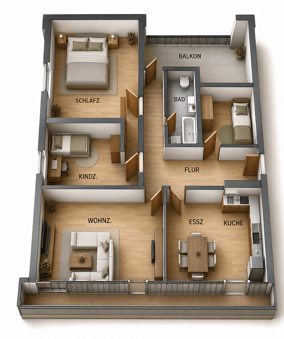 3 bedroom with open-plan kitchen flat to rent, 101 m², Sulz am Neckar, Baden-Württemberg 3 bedroom with open-plan kitchen flat to rent, 101 m², Sulz am Neckar, Baden-Württemberg