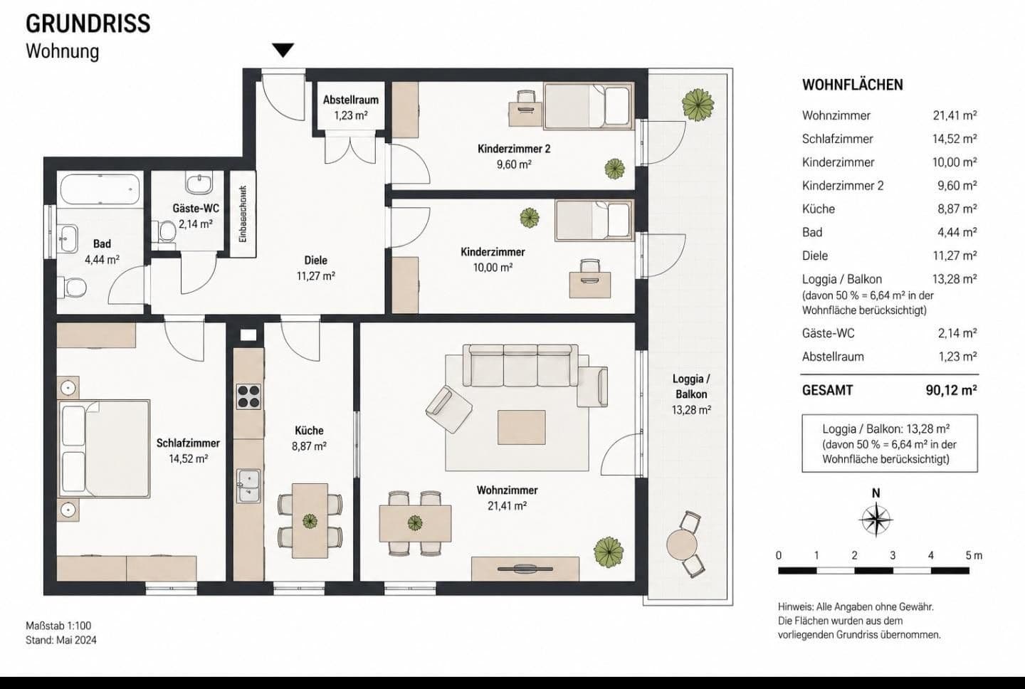4 bedroom flat for sale, 91 m², Mörser Winkel 5, Wolfsburg, Lower Saxony 4 bedroom flat for sale, 91 m², Mörser Winkel 5, Wolfsburg, Lower Saxony