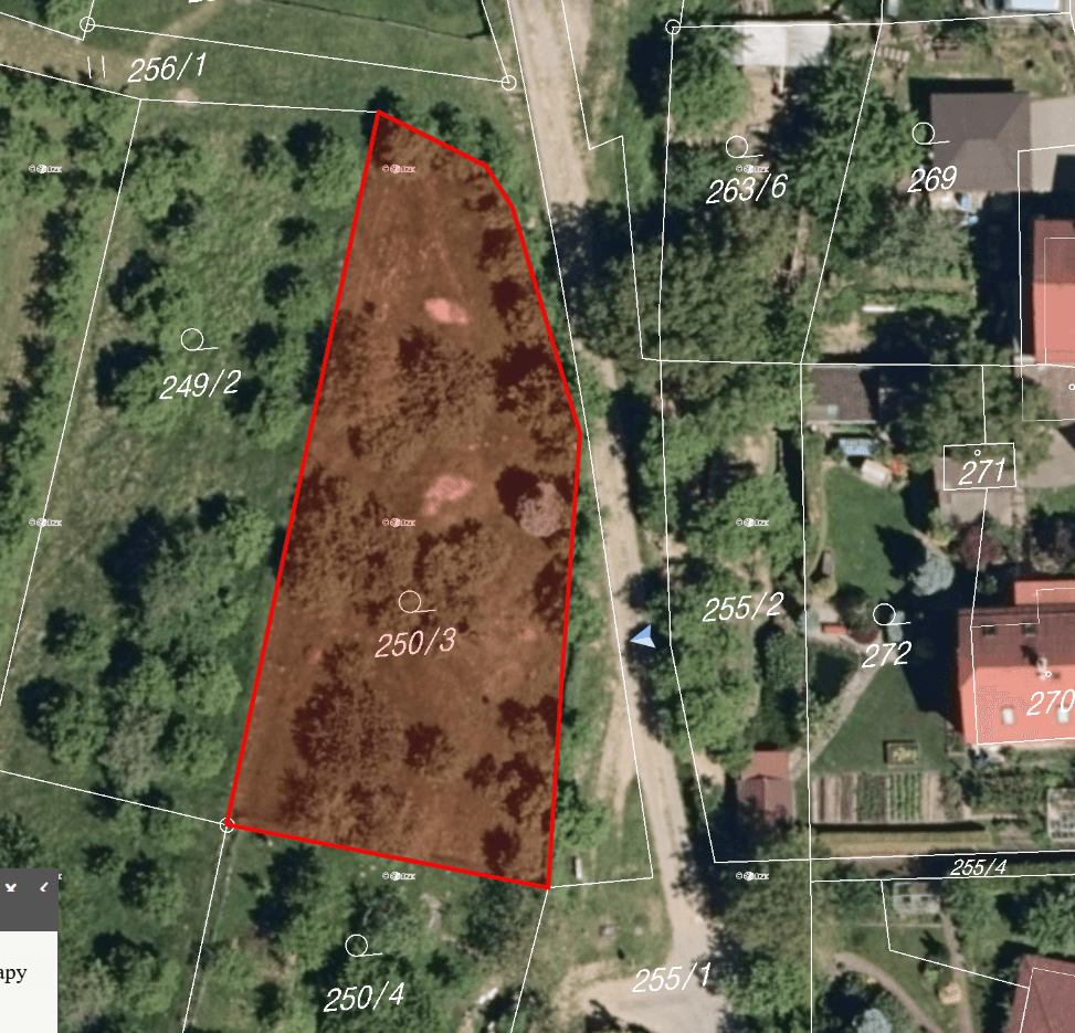 plot for sale, 912 m², Fryšták, Zlínský Region plot for sale, 912 m², Fryšták, Zlínský Region