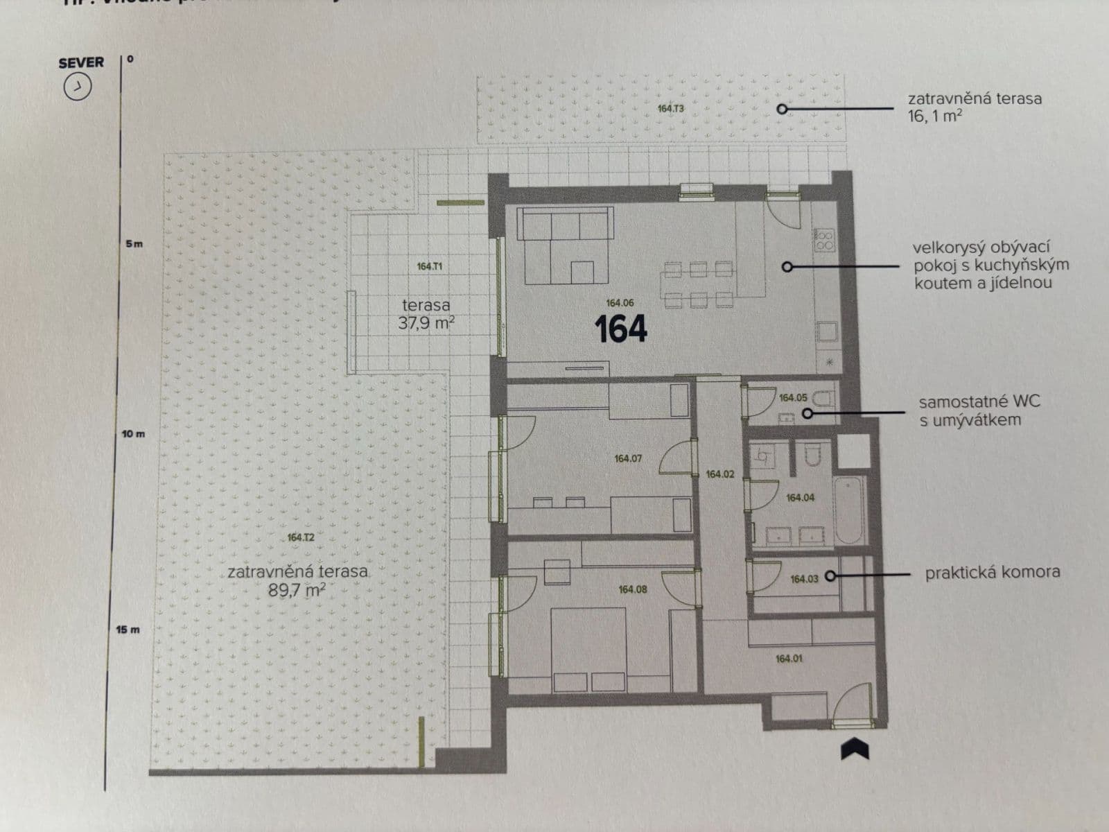 2 bedroom with open-plan kitchen flat to rent, 104 m², Nuselská, Prague, Prague 2 bedroom with open-plan kitchen flat to rent, 104 m², Nuselská, Prague, Prague