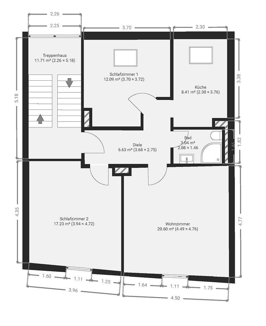 3 bedroom flat to rent, 57 m², Alte Gasse 69, Frankfurt am Main, Hesse 3 bedroom flat to rent, 57 m², Alte Gasse 69, Frankfurt am Main, Hesse