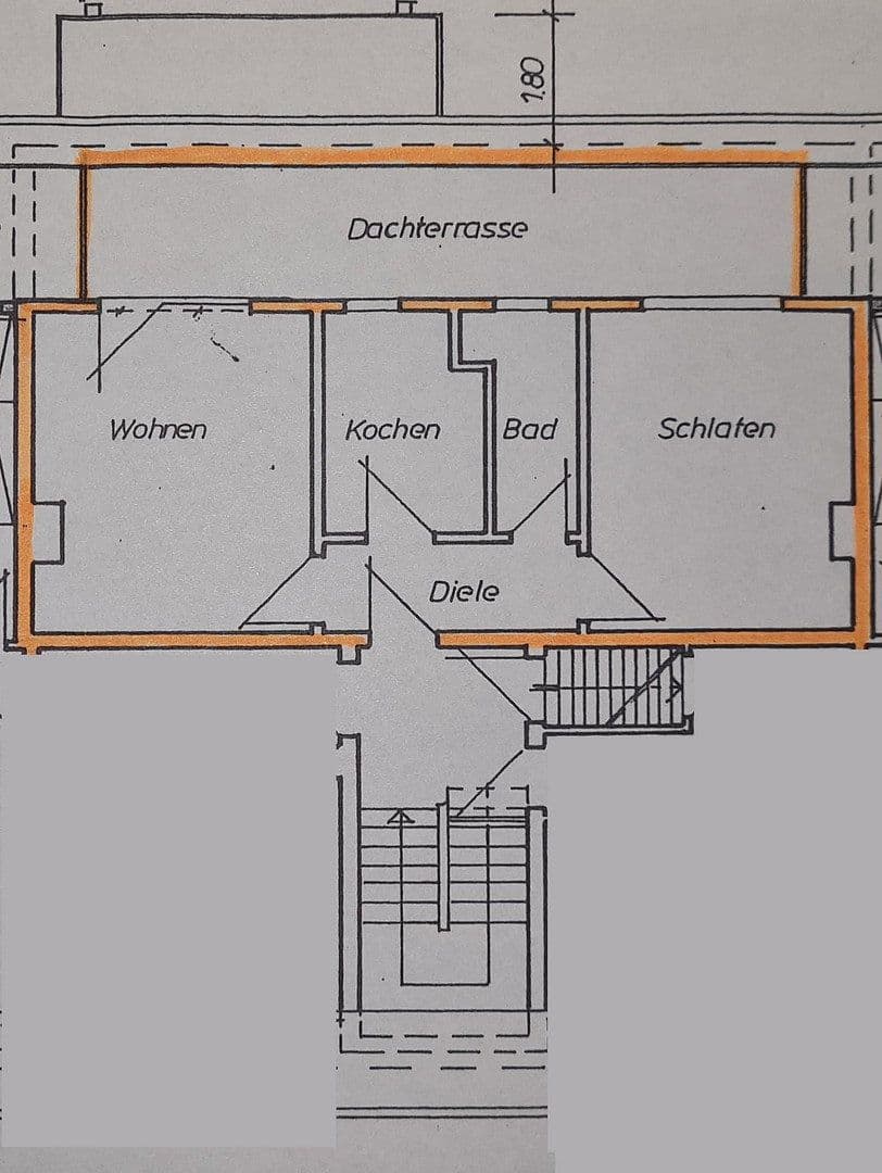 1 bedroom with open-plan kitchen flat to rent, 51 m², Hebbelstr. 26, Hattingen, North Rhine-Westphalia 1 bedroom with open-plan kitchen flat to rent, 51 m², Hebbelstr. 26, Hattingen, North Rhine-Westphalia