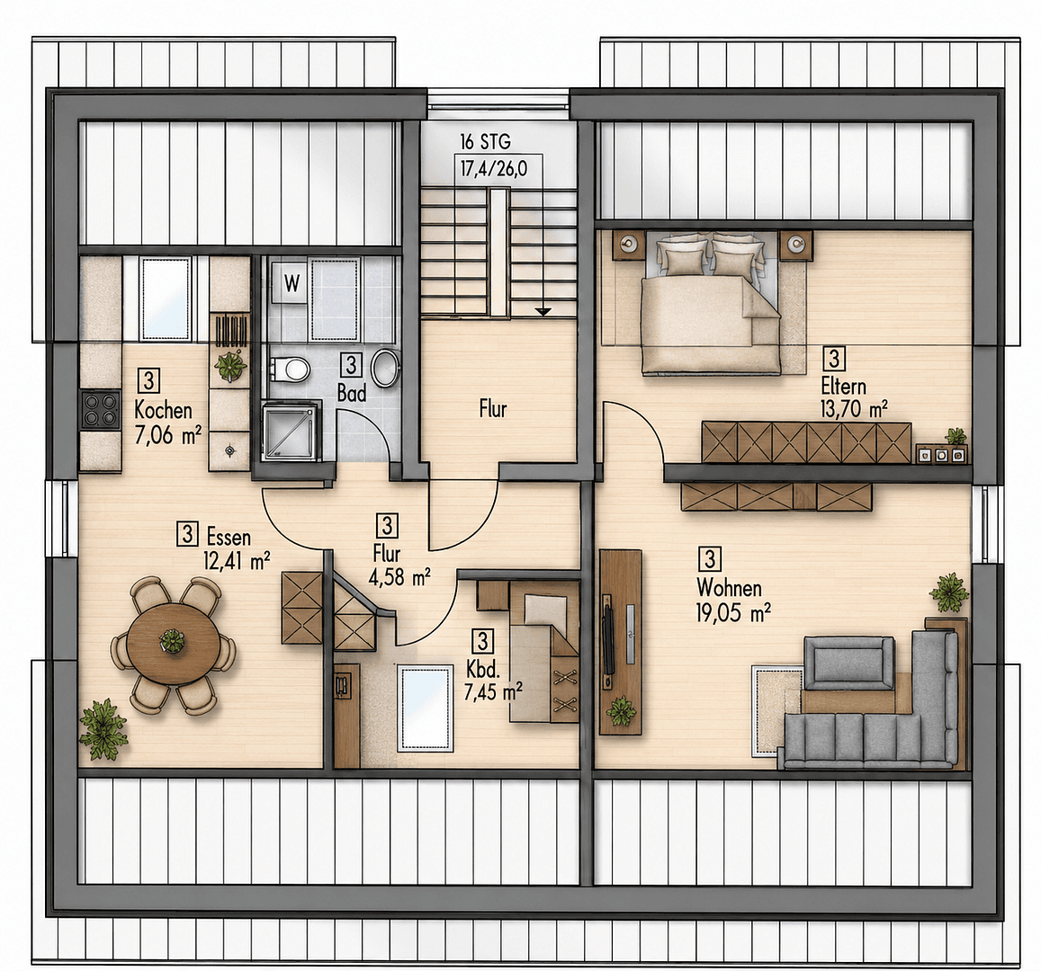 4 bedroom flat for sale, 70 m², Ergoldsbach, Bavaria 4 bedroom flat for sale, 70 m², Ergoldsbach, Bavaria