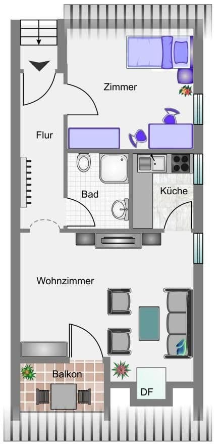2 bedroom flat for sale, 46 m², Hackersteigle 8, Tübingen, Baden-Württemberg 2 bedroom flat for sale, 46 m², Hackersteigle 8, Tübingen, Baden-Württemberg