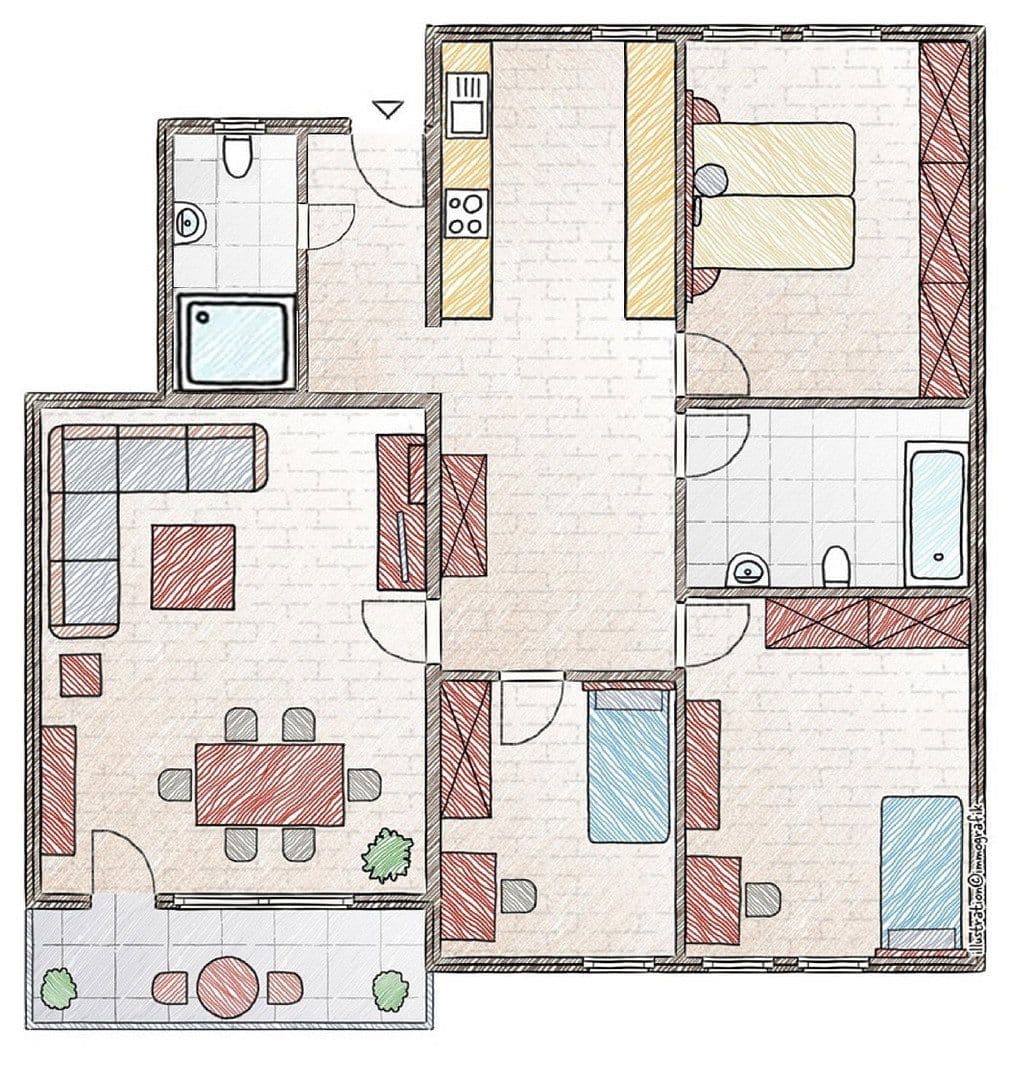 4 bedroom flat to rent, 91 m², Raupelsweg 9, Mainz, Rhineland-Palatinate 4 bedroom flat to rent, 91 m², Raupelsweg 9, Mainz, Rhineland-Palatinate