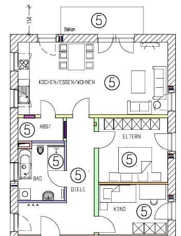 3 bedroom flat to rent, 85 m², Schöplergasse 24, Landshut, Bavaria 3 bedroom flat to rent, 85 m², Schöplergasse 24, Landshut, Bavaria