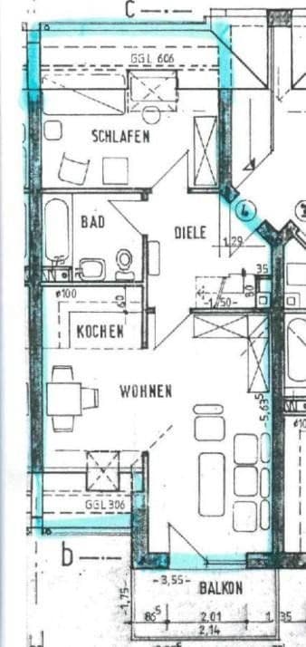3 bedroom flat to rent, 73 m², Coesfeld, North Rhine-Westphalia 3 bedroom flat to rent, 73 m², Coesfeld, North Rhine-Westphalia