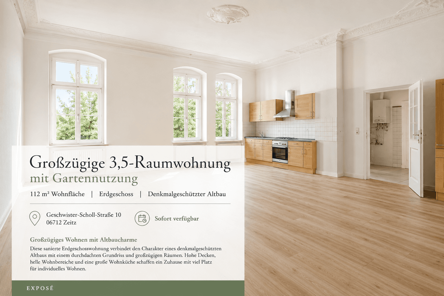 2 bedroom with open-plan kitchen flat to rent, 112 m², Zeitz, Saxony-Anhalt 2 bedroom with open-plan kitchen flat to rent, 112 m², Zeitz, Saxony-Anhalt