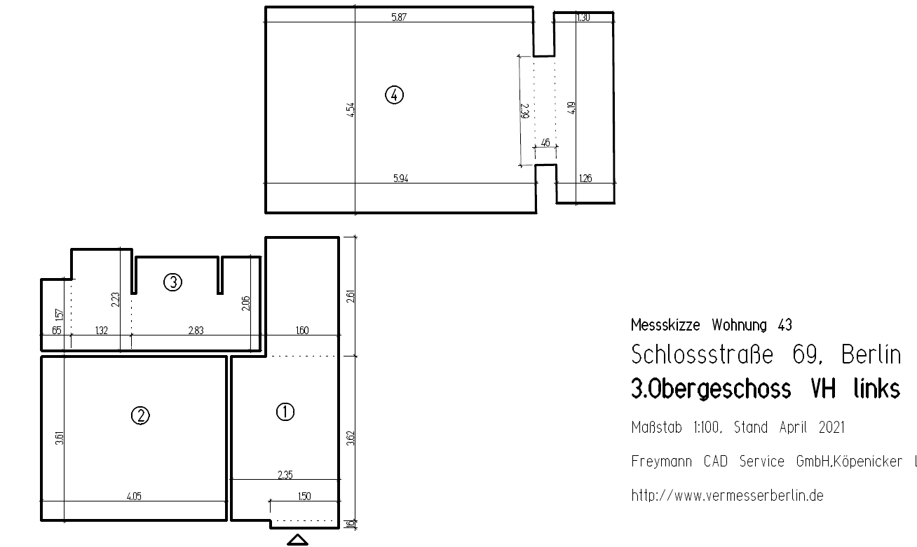 2 bedroom flat to rent, 71 m², Schloßstr. 69, Berlin, Berlin 2 bedroom flat to rent, 71 m², Schloßstr. 69, Berlin, Berlin