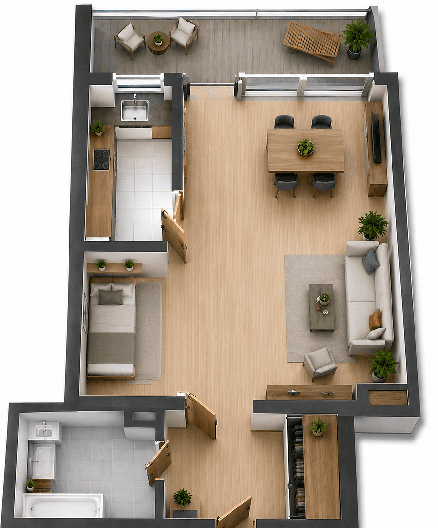 1 bedroom flat for sale, 42 m², Germering, Bavaria 1 bedroom flat for sale, 42 m², Germering, Bavaria