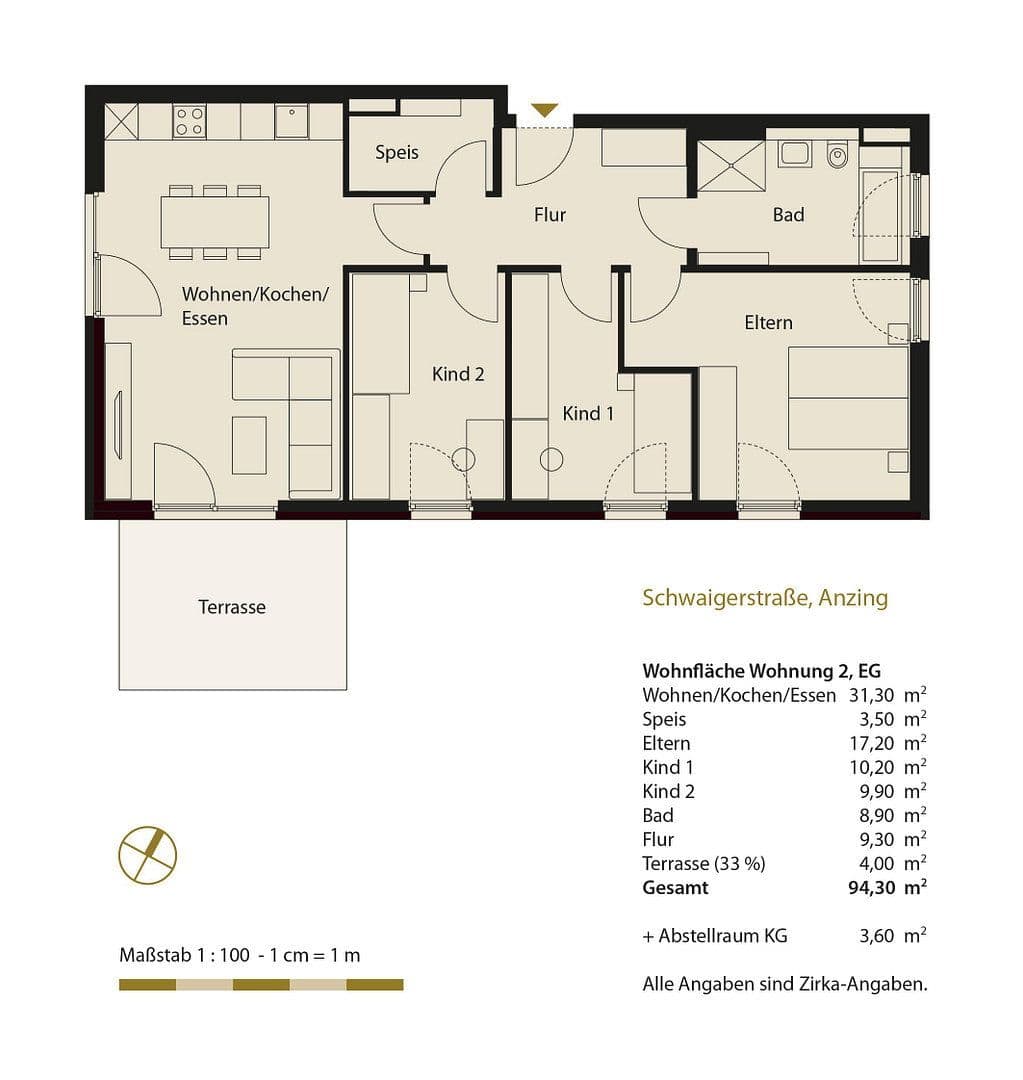 4 bedroom flat to rent, 95 m², Anzing, Bavaria 4 bedroom flat to rent, 95 m², Anzing, Bavaria