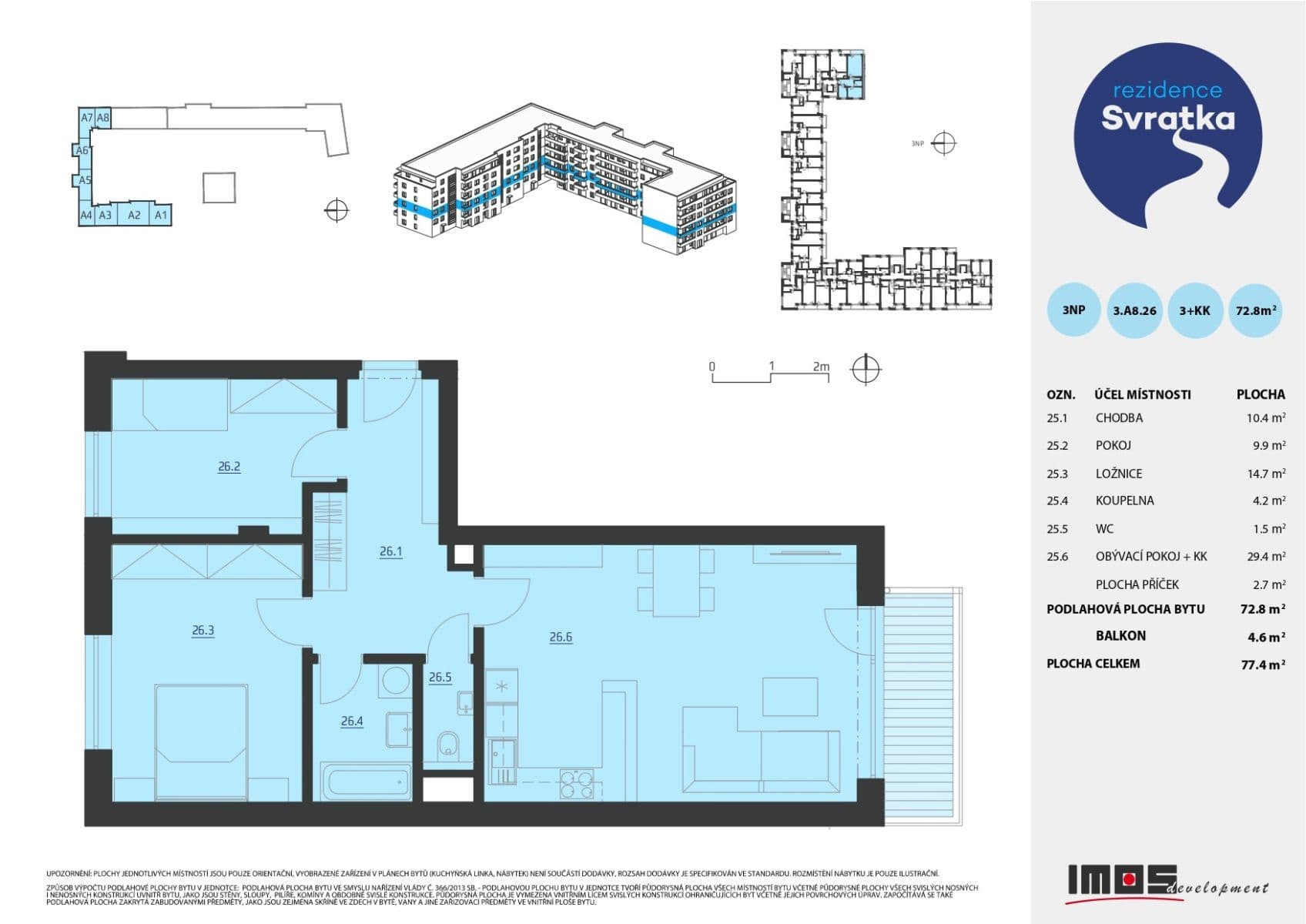 2 bedroom with open-plan kitchen flat to rent, 73 m², Jižní, Brno, Jihomoravský Region 2 bedroom with open-plan kitchen flat to rent, 73 m², Jižní, Brno, Jihomoravský Region